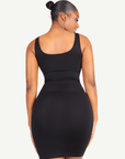 Wholesale Square-neck Shaper Mini Skirt