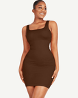 Wholesale Square-neck Shaper Mini Skirt