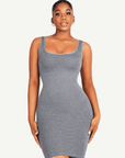 Wholesale Square-neck Shaper Mini Skirt