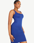 Wholesale Square-neck Shaper Mini Skirt