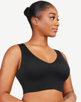 Wholesale Fitted V-Neck Seamless Bra Tank Top
