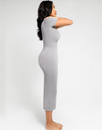 Wholesale Low-cut Back Body Shaper with Built-in Removable Fake Buttocks and Crotch Pads