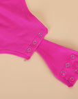 Wholesale Seamless One-Piece Short-Sleeved Thong Bodysuit