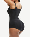 Wholesale Large Size Full Body Shaper Fajas Front Zipper Smooth Abdomen