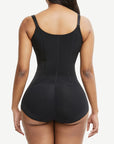 Wholesale Large Size Full Body Shaper Fajas Front Zipper Smooth Abdomen