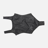 Wholesale Faux Leather Square Comfy elastic Tummy Control Bodysuit