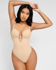 Wholesale One-piece Front Low-cut Beauty Back Wedding Thong Bodysuit