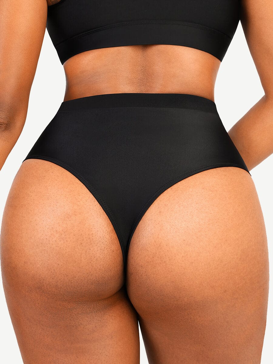 high waisted control top swim bottoms